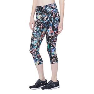 Lululemon Capri leggings. Unsure of name. Only worn 2x. Sz 4. HR.